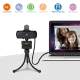 FIFINE 1440p Full HD PC Webcam with Microphone,