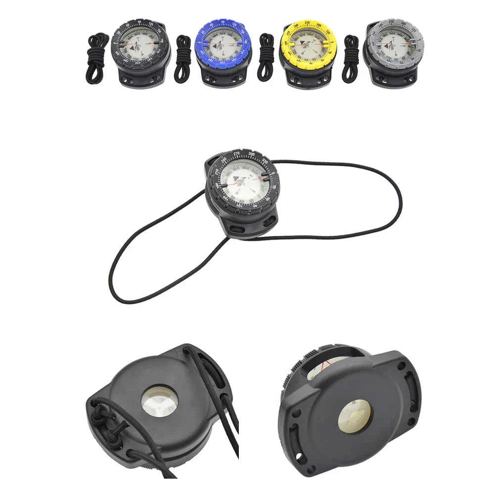Multifunction Scuba Diving Compass Camping Climbing Hiking Mini