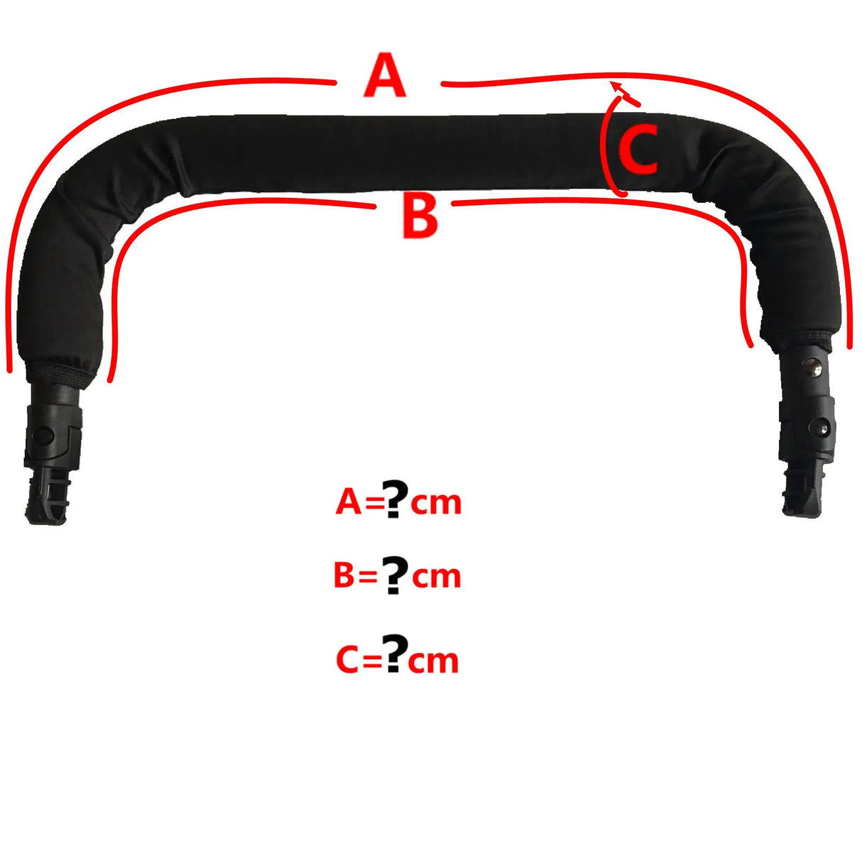 Stroller PU Leather Handle Covers Fit Cybex Mios