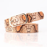 2021 Vintage Snake Leopard Print Belt for Women