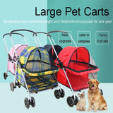 Transportation Pet Cart Carrier For Dogs Walking Cat