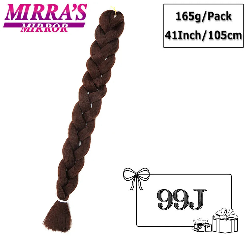 82" Jumbo Box Braids Synthetic Hair Extensions