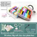 32 Color 3D Clay Plasticine Portable Box New