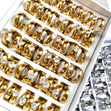 12 Sets (24piece) Color Mix Classic Wedding CZ