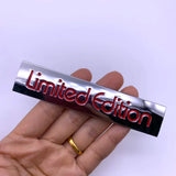 Metal Limited Edition Emblem Trunk Fender Tail Car
