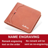 2021 Men’s Wallet – Customized PU Leather Card Holder