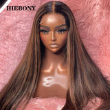 Highlight Straight Lace Front Wig Human Hair 250%