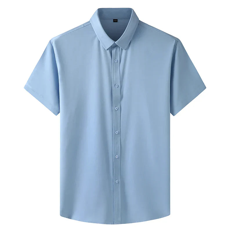 10XL 8XL 7XL New Summer Business Formal Shirts