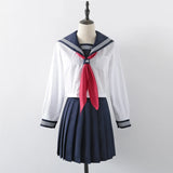 Japanese JK Suit Three Lines Woman School Uniform
