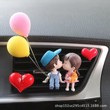 Car Air outlet clip Decoration Cute Cartoon Couples