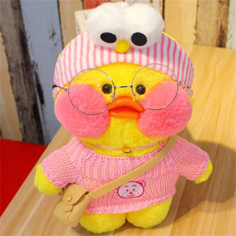 30cm Cute Lalafanfan Yellow Cafe Ducks Stuffed Soft