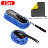 SEAMETAL Superfine Fiber Car Duster Suit Retractable Microfiber