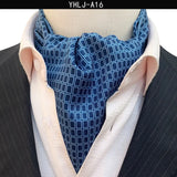 Men Vintage Polka Dot Wedding Formal Cravat Ascot