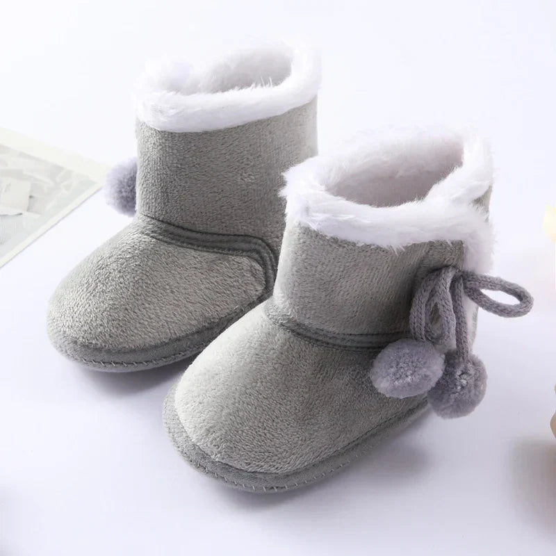 Baywell Autumn Winter Warm Newborn Boots 1 Year
