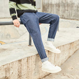 SEMIR Jeans Men Solid Retro Hong Kong Style