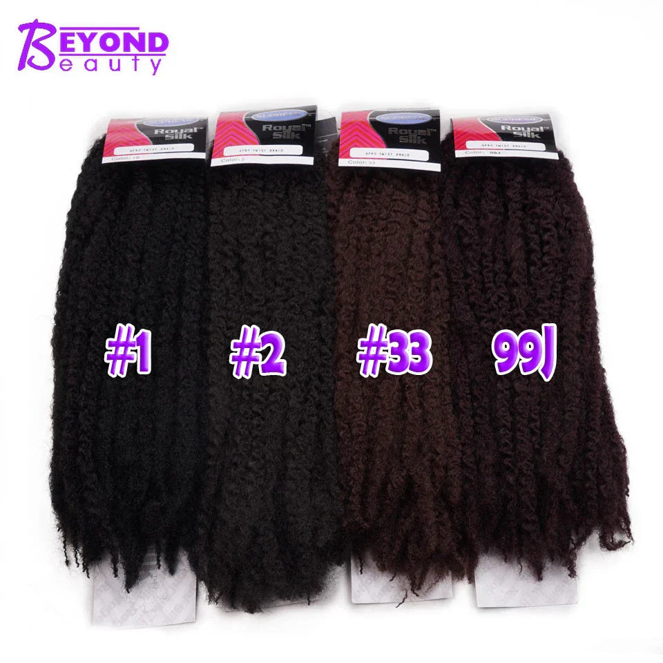 18inch Synthetic Afro Kinky Marley Braids Hair Soft