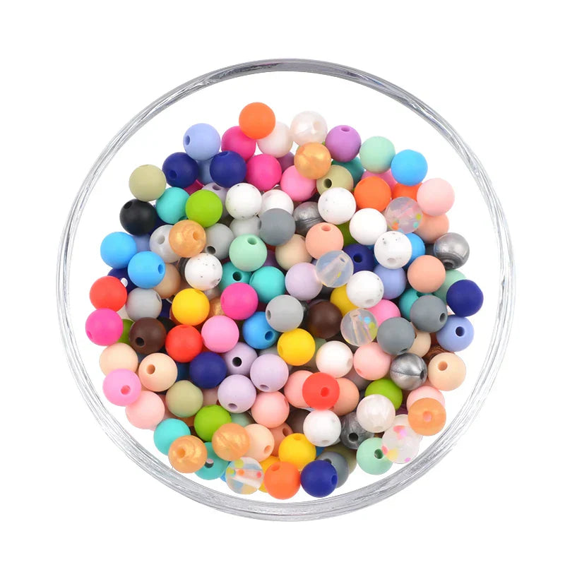 Silicone Bead Wholesale 500pcs/lot Silicone Beads 12mm &