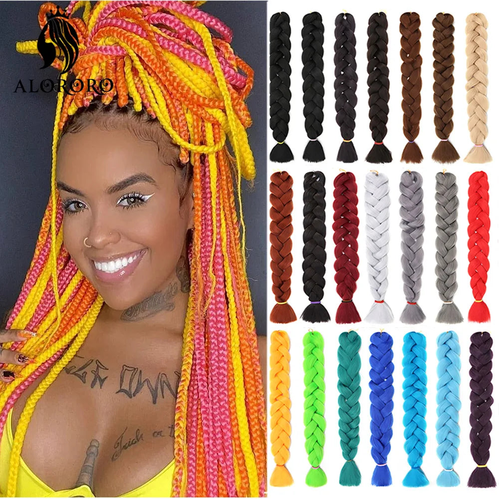 41Inch 165g Jumbo Braiding Hair Long Synthetic Crochet