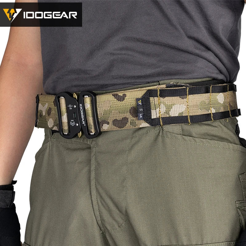 IDOGEAR Tactical 2 inch Combat Belt Quick Release