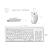 Russian version 2.4g wireless keyboard and mouse, ergonomics,