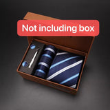 modern ties for men 2024 red Set Gift