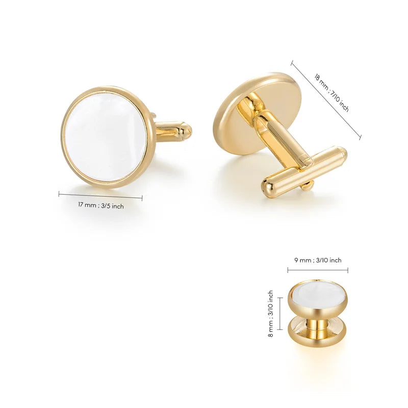 Metal Cufflinks For Mens Luxury Quality Vintage Man