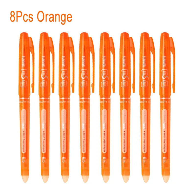 DELVTCH Erasable Gel Pen 0.7mm 0.5mm Bullet Tip