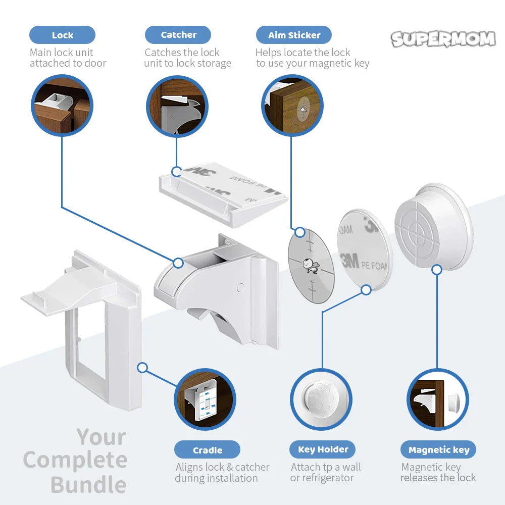 Magnetic Child Lock Protection From Children Baby Safety