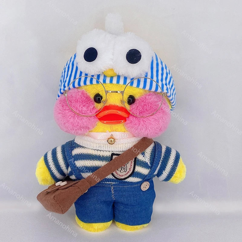 30cm Cute Lalafanfan Yellow Cafe Ducks Stuffed Soft