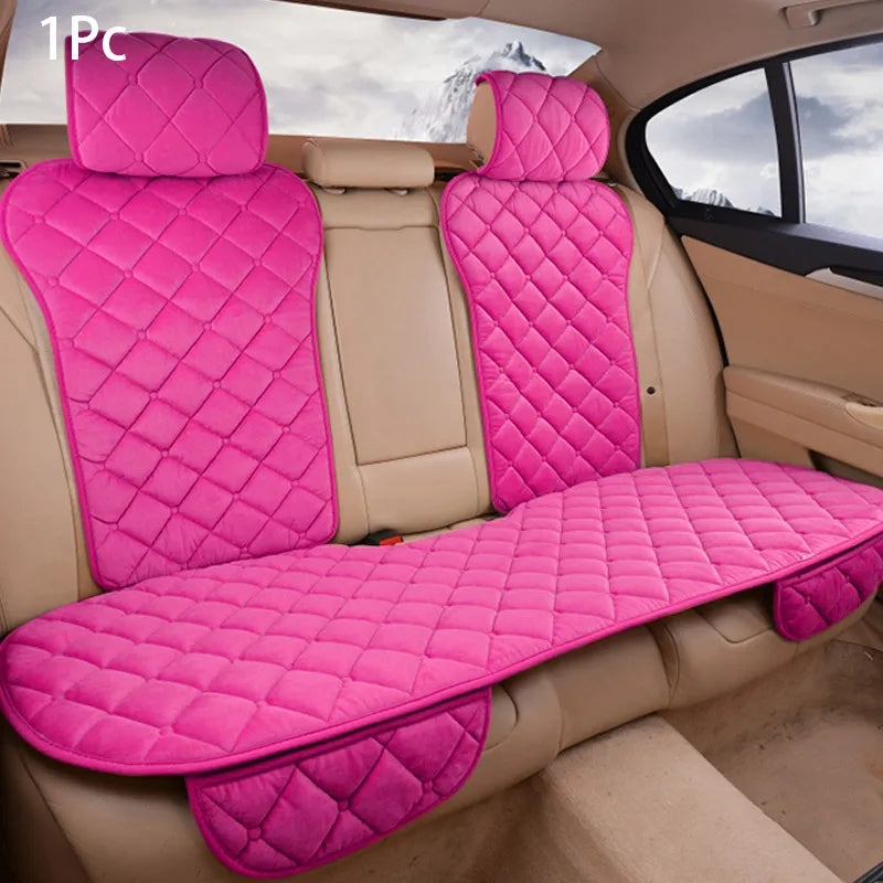 SEAMETAL Pink Car Seat Cover for Women Soft