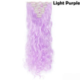 S-noilite Synthetic 24inch 140g 8PCS/set Clip In On