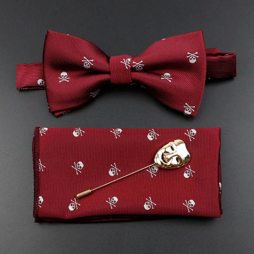 Fashion Men's Skull Tie Set New Design 8cm