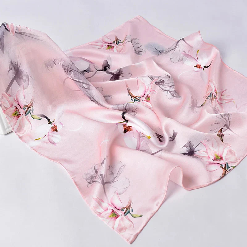 100 Silk Square Scarf for Women 65x65cm Beautiful