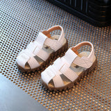 Leather Sandals Boys 100% Soft Leather In Summer