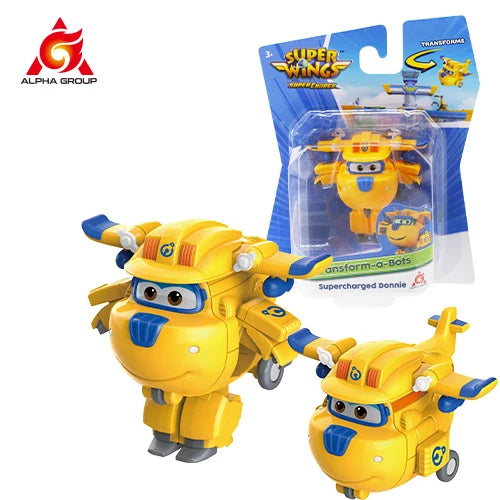 Super Wings S5 2" Mini Transforming Deformation Transform-a-Bots