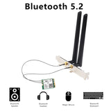 3000Mbps Wi-Fi 6E Intel AX210 Desktop Kit Dual