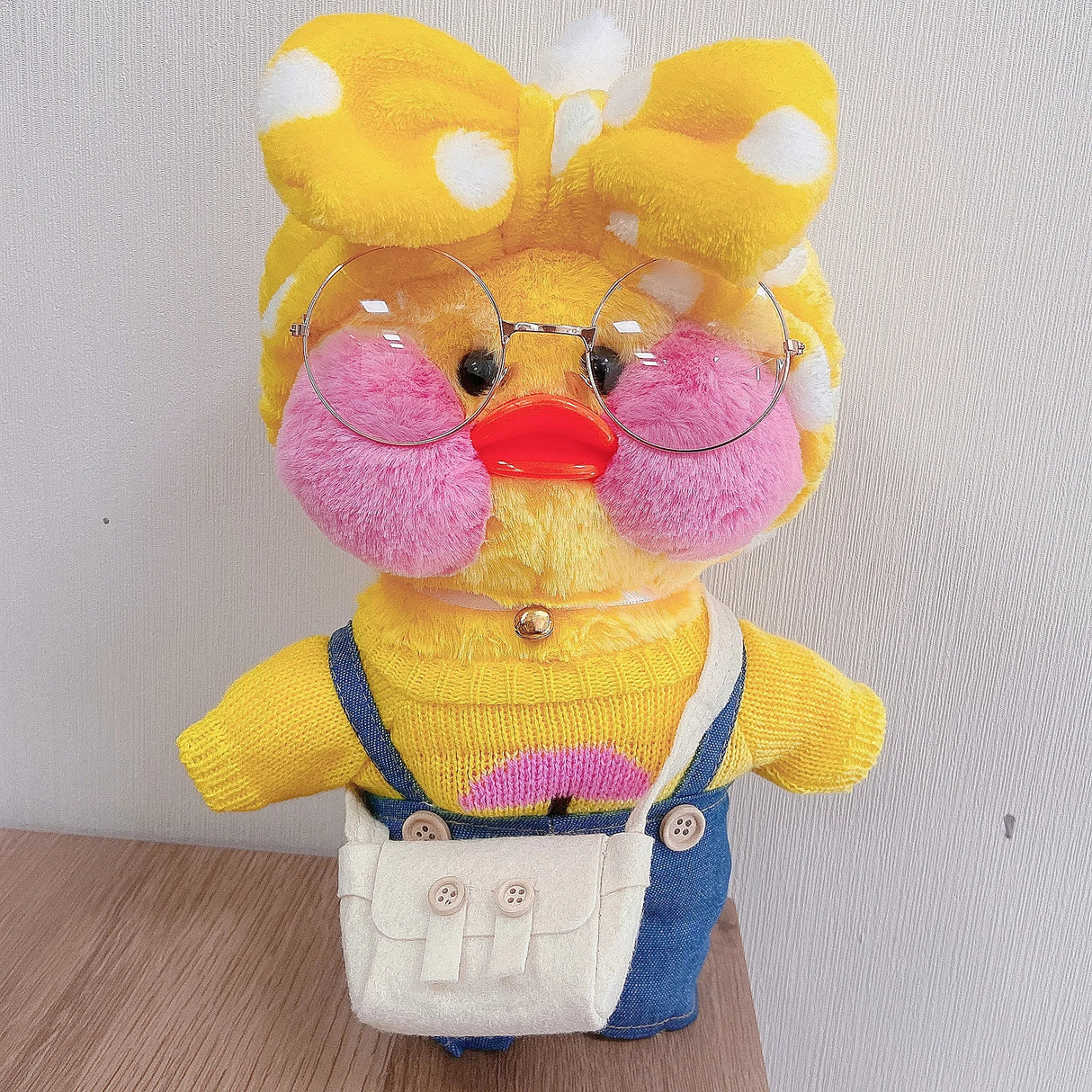 30cm Cute Lalafanfan Yellow Cafe Ducks Stuffed Soft