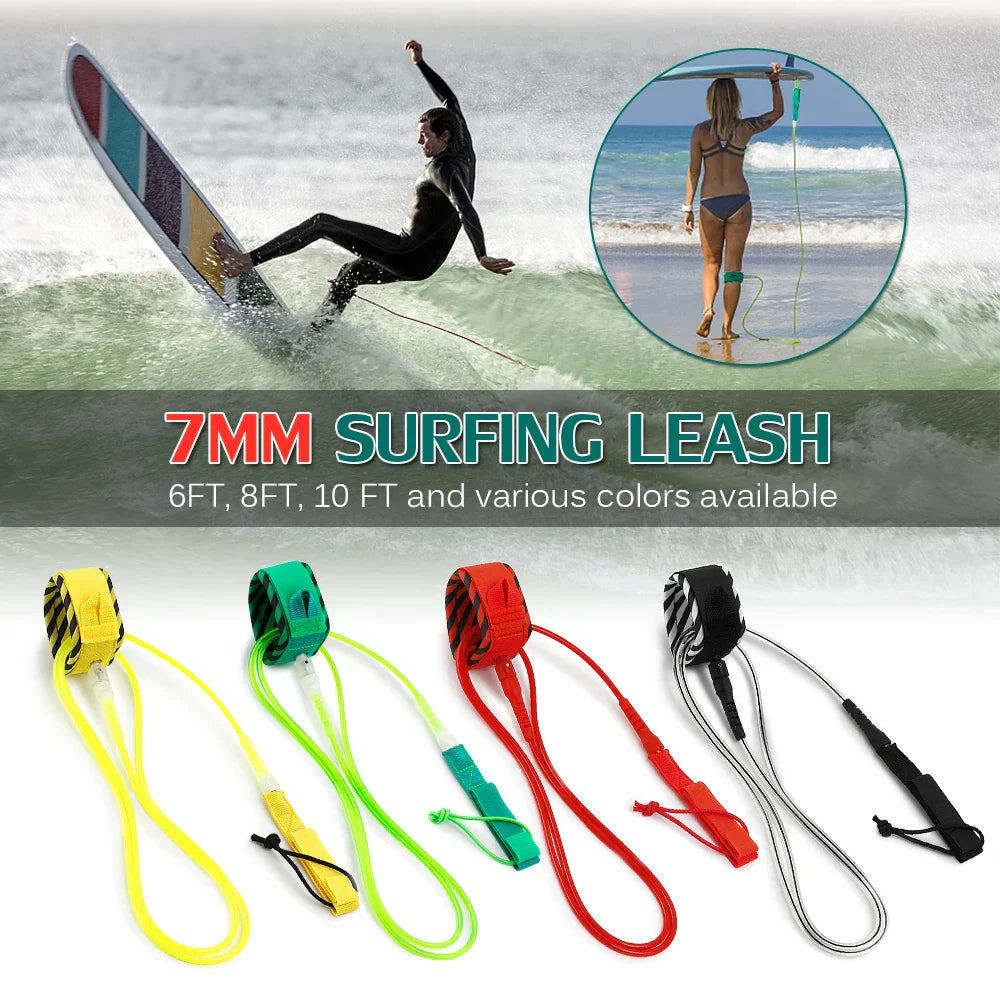 6ft Paddle Leash Surf Leash Surfboard Leash Smooth