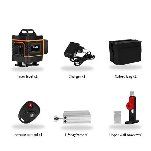 Laser Level 12/16 lines green line 3D/4D Self-Leveling