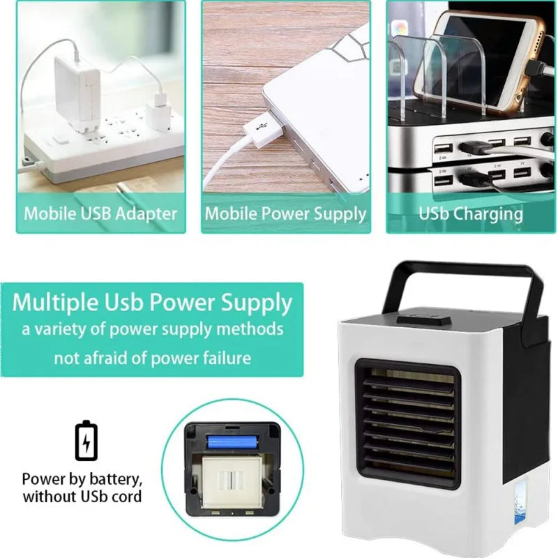 Automobiles 4 In 1 Air Conditioner Fan Personal