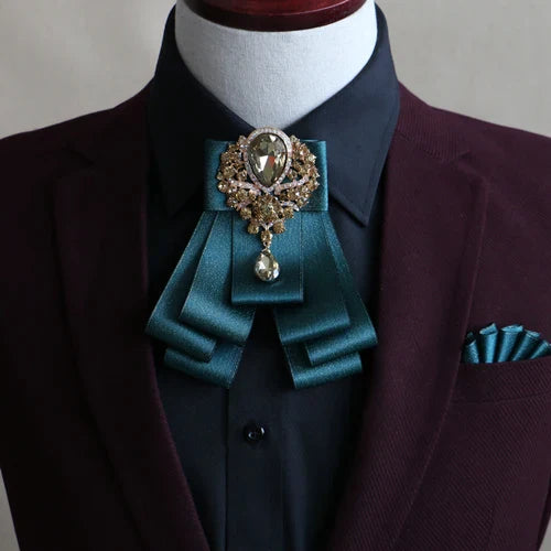 Handmade British Style New Diamond Bow Ties for