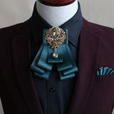 Handmade British Style New Diamond Bow Ties for