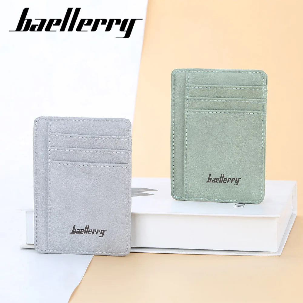 2022 Mini Men's Card Wallet – Customized PU Leather Holder
