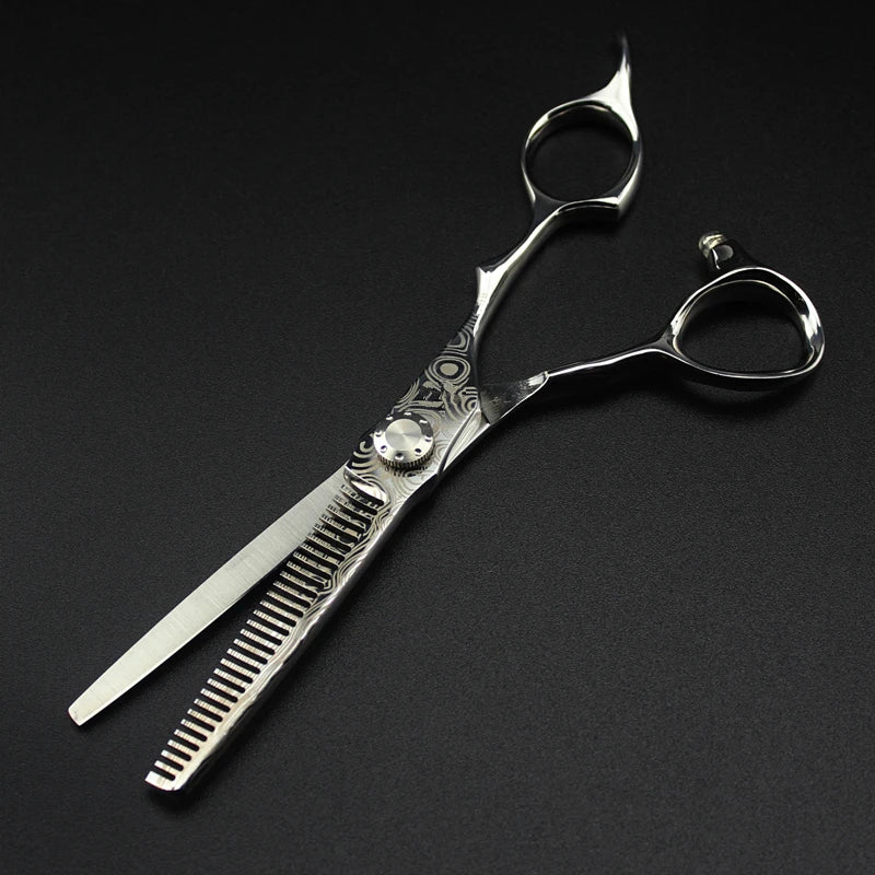 professional Damascus 6 '' hair scissors hair cutting