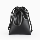 1PC PU Leather Headphone Drawstring Storage Bag