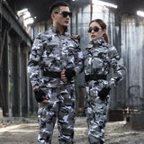 Black Military Uniform Men Tactical Hunting Clothes Camouflage