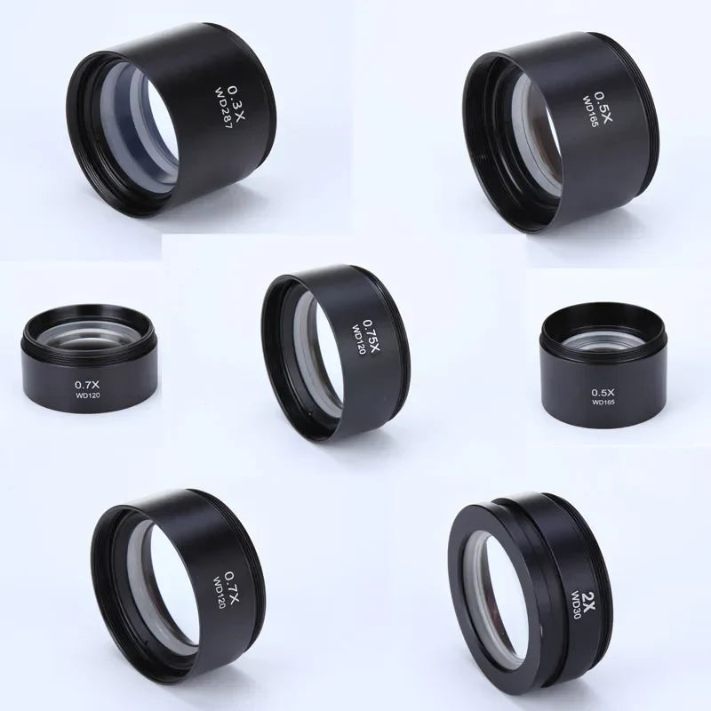 Microscope Parts 0.3X 0.5X 0.7X 0.75X 1X 2X Barlow Lens