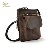 Original Leather Male Casual Design Mini Shoulder Messenger