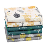 1 Set Women Printed Handkerchief Cotton Scarf For