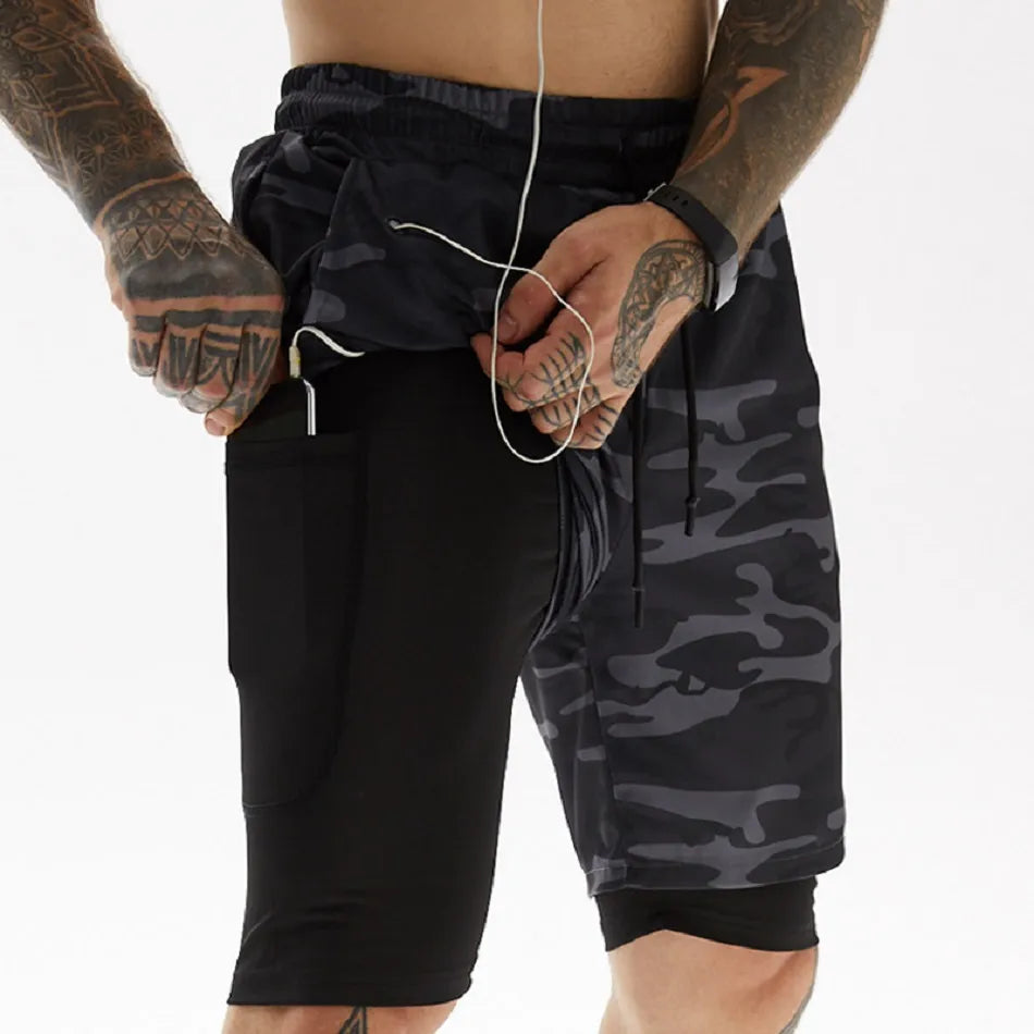 2024 Newest Running Shorts Men 2 in 1